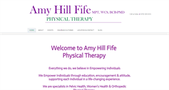 Desktop Screenshot of amyhillfife.com